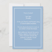 Blue Jean Baby - Denim Shower Custom Invitation (Dos)