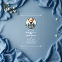 Blue Jean Baby Denim Teddy Bear Baby shower