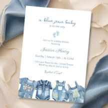 Blue Jean Baby is onderweg naar Baby shower