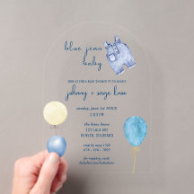 Blue Jean Baby | Moderne babyborrel | Ballonboog
