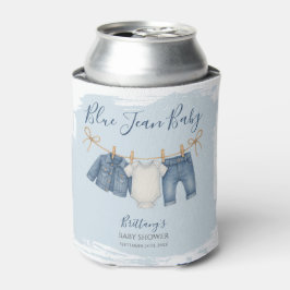 Blue Jean Baby shower Denim Baby Blikjeskoeler