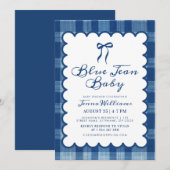Blue Jean Boy Baby Shower  Kaart (Voorkant / Achterkant)