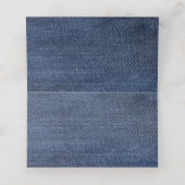 Blue Jean Denim en Lace Table (Binnenkant ongevouwen)