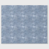 Blue Jean Denim Swirls Cadeaupapier (Vlak)