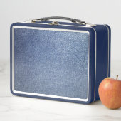 Blue Jean Metal Lunchbox (In situ)