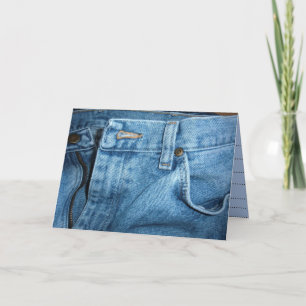 Blue Jean Uw Uitgenodigde Kaart