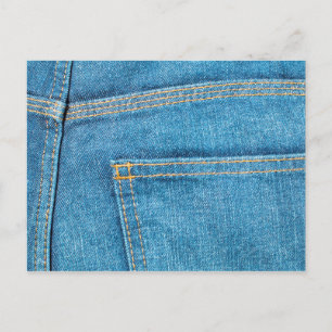 Blue Jeans Back Pocket Briefkaart