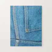 Blue Jeans Back Pocket Jigzaag Puzzle Legpuzzel (Verticaal)