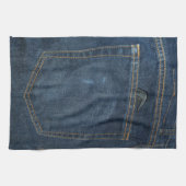 Blue Jeans Denim Pocket Theedoek (Horizontaal)