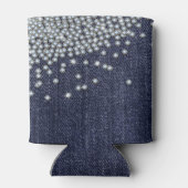 Blue Jeans Diamonds Koelbox Blikjeskoeler (Achterkant)