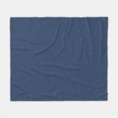 Blue Jeans Fabric Fleece Deken (Voorkant (Horizontaal))