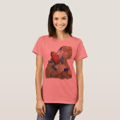 Blue Jeans Frog Womens Organic App. T-shirt (Devant entier)