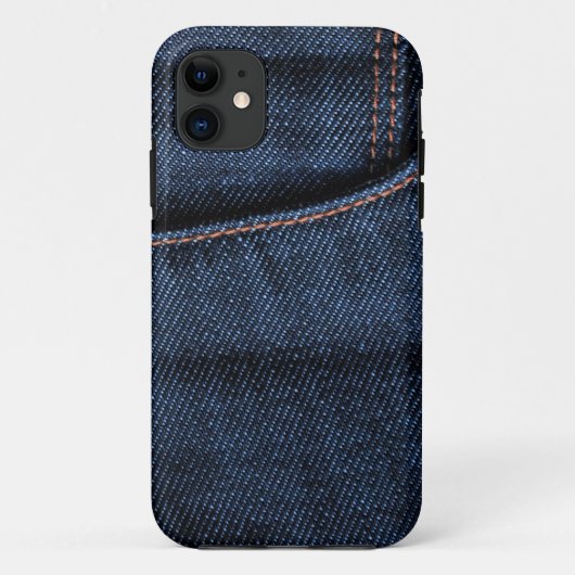 Blue Jeans Pocket Hoesje-Mate iPhone Case (Achterkant)
