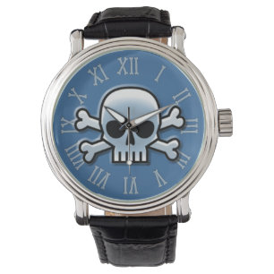 Blue Jolly Roger Horloge
