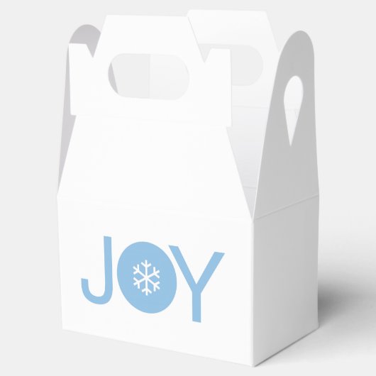 Blue Joy-kerstbox Bedankdoosjes (Geopend)