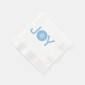 Blue Joy Kerstmis Napkin Servet (Hoek)