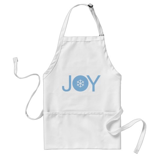 Blue Joy kerstSchort Standaard Schort (Voorkant)