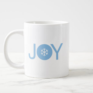 Blue Joy Noël Géant Café Mug