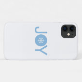 Blue Joy Noël iPhone 11 Coque (Dos (Horizontal))