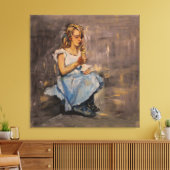 "Blue joy" toile étirée Imprimer (Insitu(Salon))