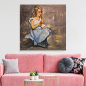 "Blue joy" toile étirée Imprimer (Insitu(Salon))