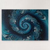 Blue Kaleidoscope 1014 Piece Jigsaw Puzzle (Horizontal)