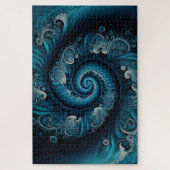 Blue Kaleidoscope 1014 Piece Jigsaw Puzzle (Vertical)