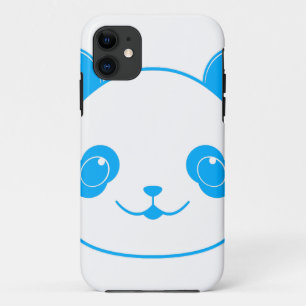 Blue Kawaii Panda Bear iPhone 11 Hoesje