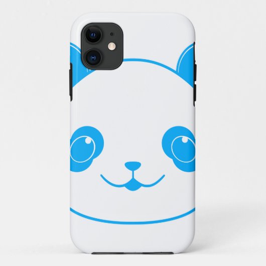 Blue Kawaii Panda Bear Case-Mate iPhone Case (Achterkant)