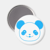 Blue Kawaii Panda Bear Magneet (Voorkant / Achterkant)