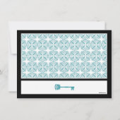 Blue Key Moving Announcement Aankondiging (Achterkant)