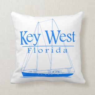 Blue Key West Sailing Kussen