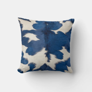 Blue Kilim Decoratieve Kussens: koe kussen