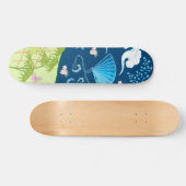 Blue Kimono Skateboard (Horizontaal)