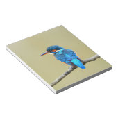 Blue Kingfisher Bird Notitieblok (Schuin)
