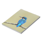 Blue Kingfisher Bird Notitieblok (Gedraaid)