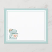 Blue Kitchen stand Mixer Recipe (Achterkant)