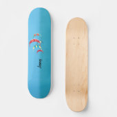 Blue Kite Surfing Theme Skateboard (Recto)