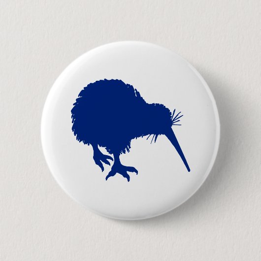 Blue Kiwi Ronde Button 5,7 Cm (Voorkant)