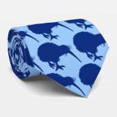 Blue Kiwi Stropdas (Opgerold)