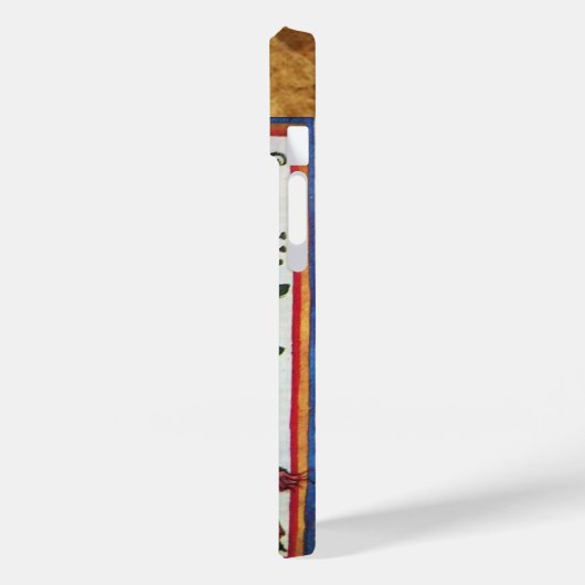 BLUE KNIGHT MEDIEVAL PARCHMENT MONOGRAM Case-Mate iPhone CASE (Achterkant / Links)