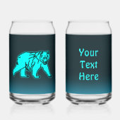 Blue Kodiak-Beer Blikvorm Glas (Voorkant)