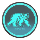 Blue Kodiak-Beer Hockey Puck (Voorkant)