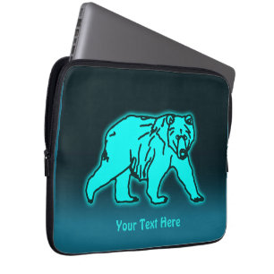 Blue Kodiak-Beer Laptop Sleeve