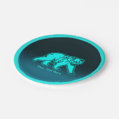 Blue Kodiak-Beer Papieren Bordje (Gekanteld)