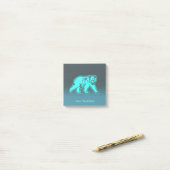 Blue Kodiak-Beer Post-it® Notes (Op bureau)