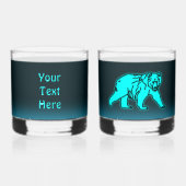 Blue Kodiak-Beer Whisky Glas (Achterkant)