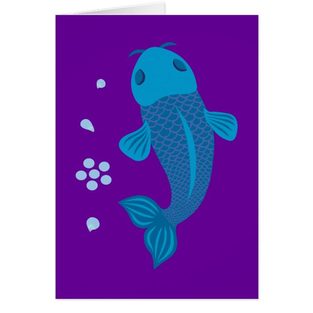 Blue Koi Fish (Voorkant)