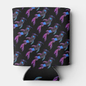 Blue Koi Pattern Editable Insulated Koelbox Blikjeskoeler (Achterkant)