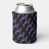 Blue Koi Pattern Editable Insulated Koelbox Blikjeskoeler (Blikje Achterkant)